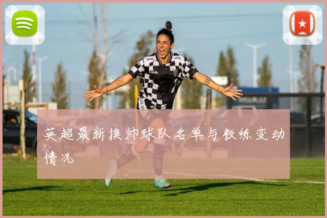 英超最新换帅球队名单与教练变动情况